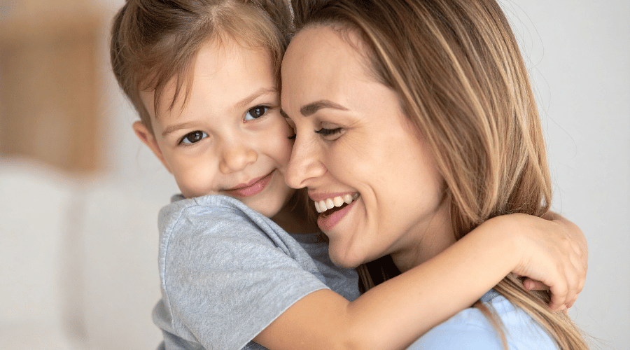 mother and son